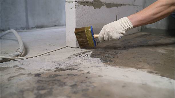 SJ Waterproofing Pros Crawl Space Encapsulation coverage map for Russellville, IN and surrounding area